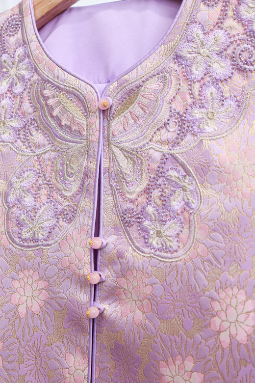 香炉紫烟|国风蝶影刺绣外套 商品图3