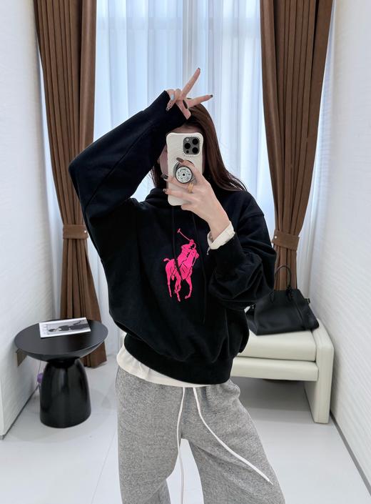 【只可换码 不退货】拉夫劳伦 粉色马 25时限定款 连帽卫衣 渠道货无领标！！！（EJ） 商品图1