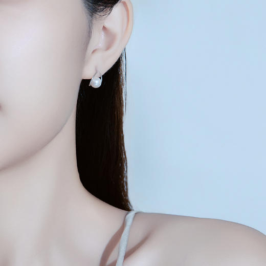 聆听系列S925银 Akoya珍珠耳饰 6.5-7mm 商品图1
