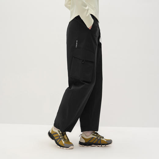 商场同款|森马休闲裤女春字母宽松弯刀裤2026新款潮酷户外工装裤 商品图2