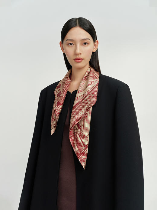 万事利双面印花中方巾-织如意 商品图0