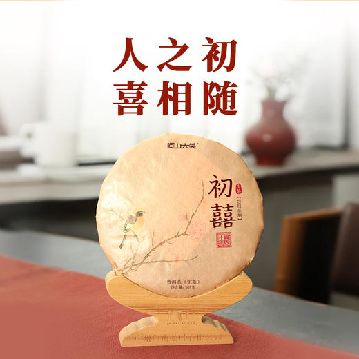 问山丨初囍-2025 普洱生茶 生普 357g 茶饼 商品图4