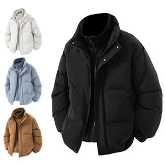 防风防水保暖时尚假两件棉衣（多色） 商品图1