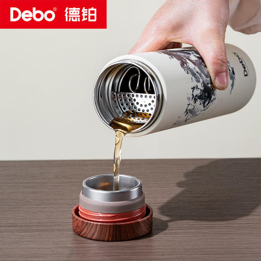 德铂 马踏金莲316专利设计保温杯430ml 商品图5