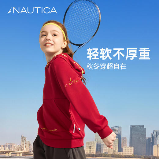 NAUTICA诺帝卡童装 加绒连帽卫衣NK341057 商品图6
