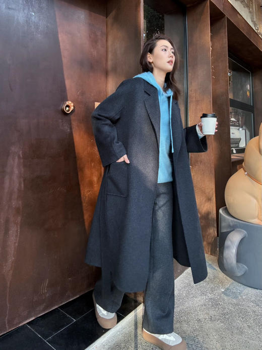 【高级定制】噢蜜ooomeooo羊绒手工大衣 商品图5