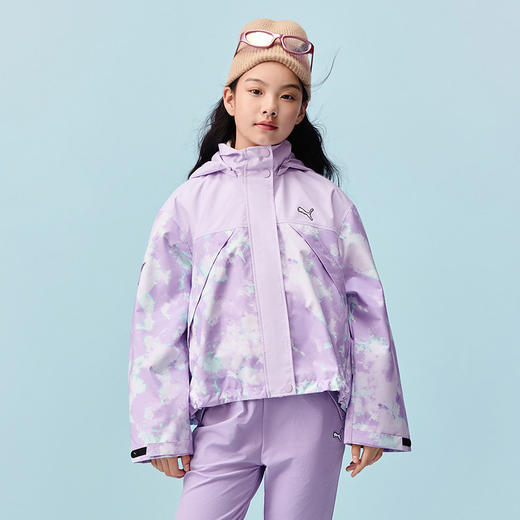 PUMA彪马官方正品 新款儿童女童秋季梭织便服防风雨外套保暖 商品图2