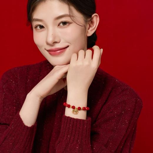 【MS Lemuguet（铃兰珠宝）2026鸿运首饰系列 买二送首饰盲盒一个 款式随机发 每个ID限送一个】 朱砂/南红玛瑙 祥瑞吉庆 美如诗画！礼盒装 商品图3