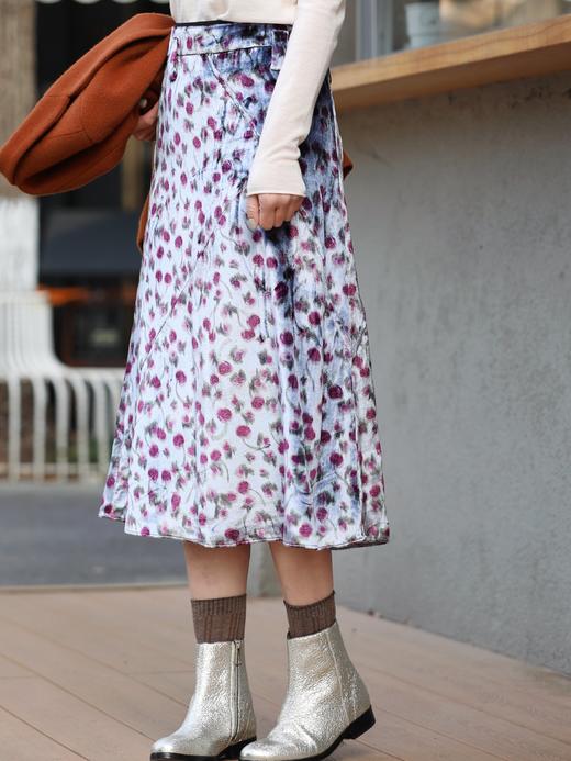 TYNVIE 层叠腰部A字裙 - 花卉图案 商品图0