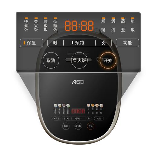 【4L大容量】爱仕达 电饭煲AR-F40E756 4L 满足一家人的胃 商品图1