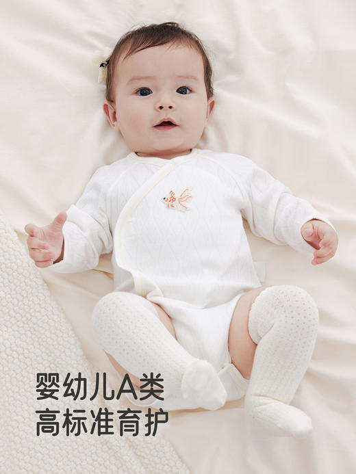 英氏婴儿连体衣秋冬款长袖新生儿衣服男女宝宝包屁衣YLAAJ0R020A YLHAJ0R021A YLDAJ0R009A 商品图4