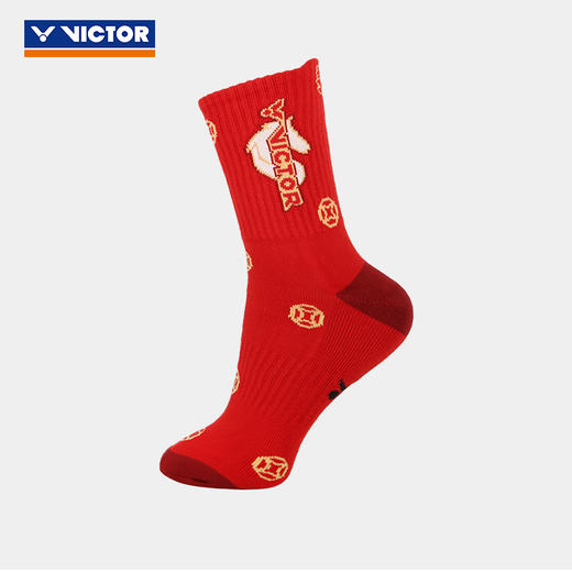 VICTOR威克多马到成功马年限定羽毛球袜SK610CNY SK611CNY运动袜高筒 商品图5