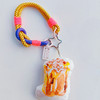 小林漫画 汕头特色美食挂件 发粿蟹肉脯鱼饭造型钥匙扣 潮汕文创挂饰礼物  创意手工编织挂绳钥匙扣 商品缩略图7