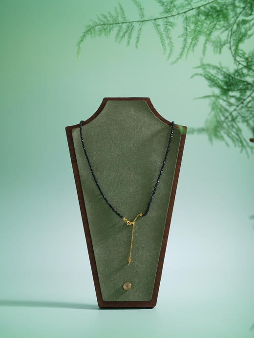 子佩集【深海絮语】银S925珍珠惜王妃项链【ZZXL001】2mm黑珠14-17mm扁珠巴洛克双色2601 商品图11