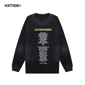 HX 春季圆领长袖T恤纯棉C102510003101