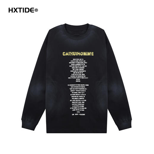 HX 春季圆领长袖T恤纯棉C102510003101 商品图0