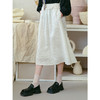 两三事 天使密语 2026春季新款百搭荷叶边拼接褶皱高腰半身裙 商品缩略图3