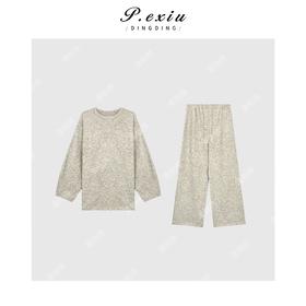 04-6潘依绣丁丁宠粉韩系简约休闲卫衣长袖套装Q64215