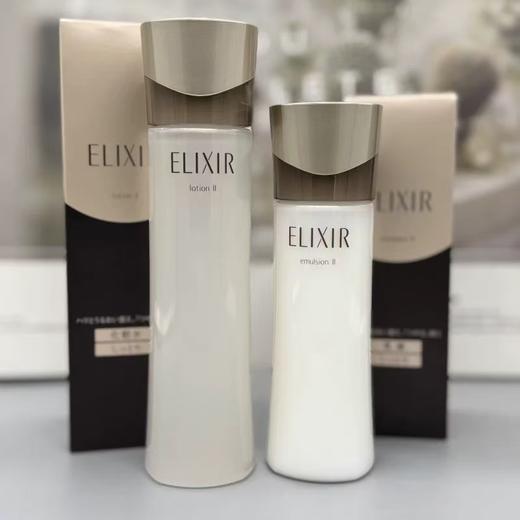 日本ELIXIR怡丽丝尔保湿KAN皱蕴能凝时紧实水乳套装黑金化妆水乳液 商品图6