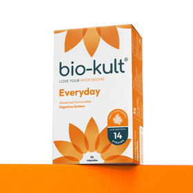 【进入英国医保】biokult百康百德每日肠道益生菌14种菌株/30粒