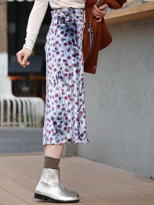 TYNVIE 层叠腰部A字裙 - 花卉图案 商品图6