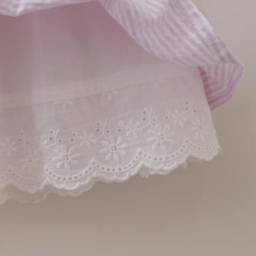 马克珍妮甜心格纹女童花边百褶裙2026年春装新款560130 商品图4