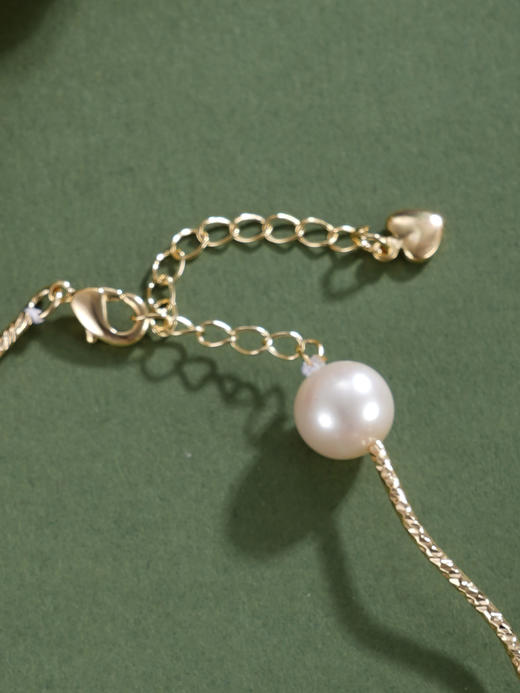 子佩集【温澜浮光】珍珠惜王妃手链【ZSL136】9mm珠镀金S弯曲管2601 商品图6