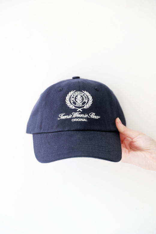 学院风棒球帽，出口韩国。千金感小标刺绣工艺软顶鸭舌帽E011560 商品图4