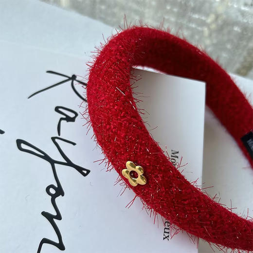 丝绒小花侧饰XXSR发箍-纪念日百货门店同款169248870 商品图3