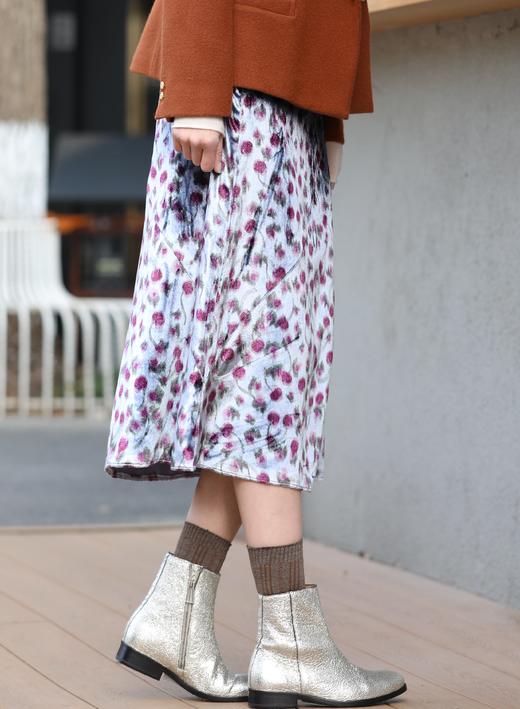 TYNVIE 层叠腰部A字裙 - 花卉图案 商品图5