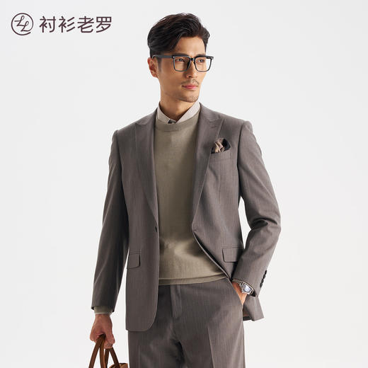总裁22号套西条纹单件上装西装257B7S537N色织面料 高品质[门店专款] 商品图0