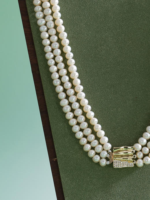 子佩集【恒慕交织】珍珠惜王妃毛衣链【ZZMYL007】6mm珠三层2601 商品图7