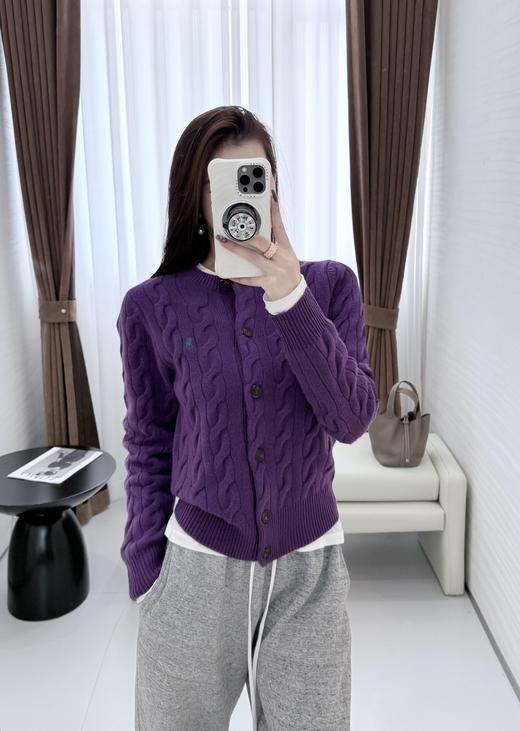 【只可换码 不退货】拉夫劳伦 羊绒小马绞花开衫 渠道货无领标！！！（EJ） 商品图10