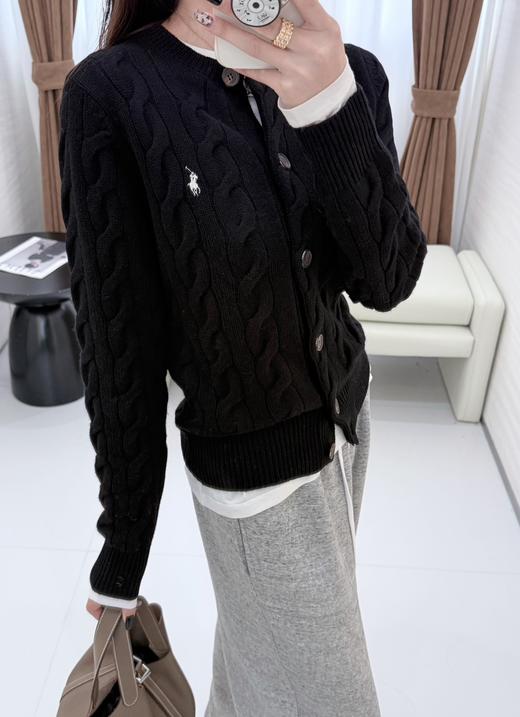 【只可换码 不退货】拉夫劳伦 羊绒小马绞花开衫 渠道货无领标！！！（EJ） 商品图3