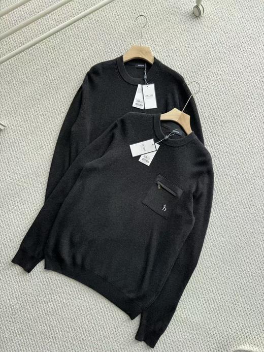 【sncp1】秋冬新品男子羊毛材质圆领休闲口袋毛衣！！ 商品图1