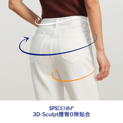 【小白裤合集】simplepieces四季款SPS牛仔裤女小个子宽松直筒裤 商品图2