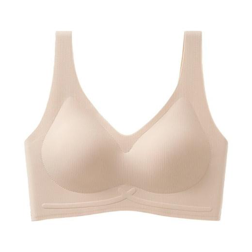 JYX-276#   无痕一体式固定杯内衣女无钢圈软支撑收副乳背心式美背胸罩可机洗（单件） 商品图4