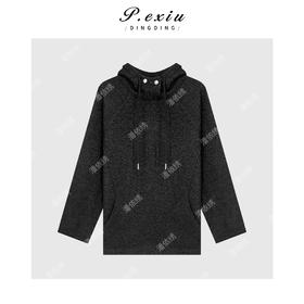 04-2潘依绣丁丁宠粉韩系松弛感抽绳连帽卫衣Q4851