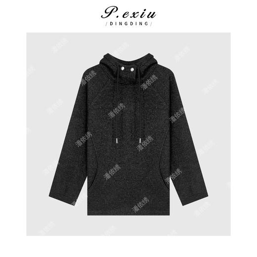 04-2潘依绣丁丁宠粉韩系松弛感抽绳连帽卫衣Q4851 商品图0