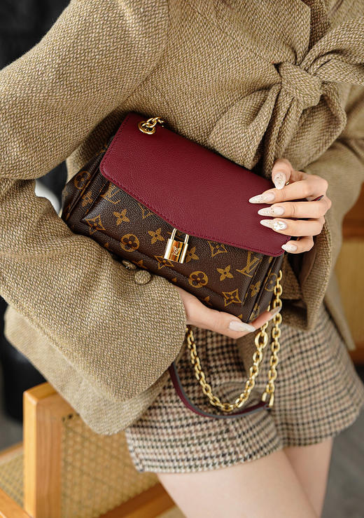 驴家 Sac Saint-Germain BB手袋  黑色/红色 M26398 /M27067（JPH） 商品图3