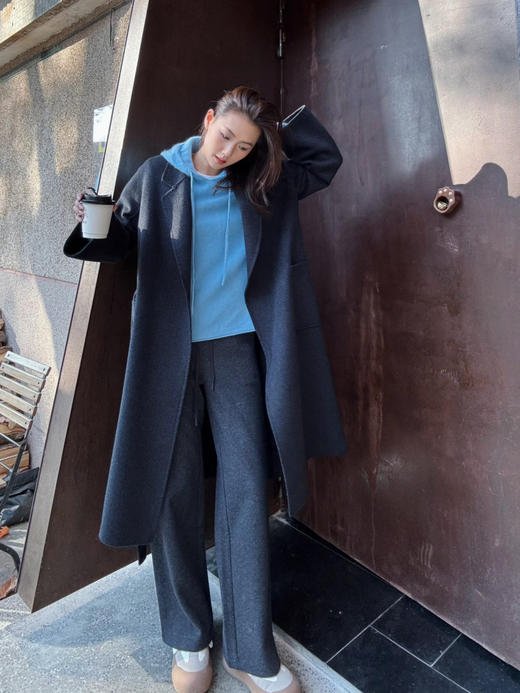 【高级定制】噢蜜ooomeooo羊绒手工大衣 商品图1