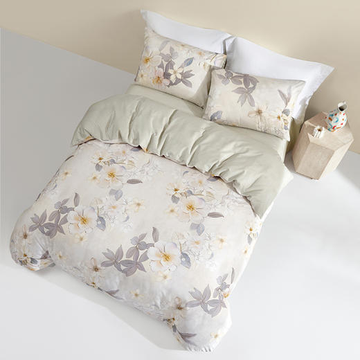 罗莱 织梦微澜60S全棉贡缎四件套 商品图4