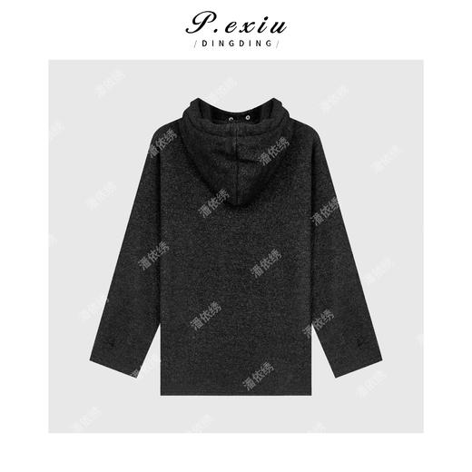 04-2潘依绣丁丁宠粉韩系松弛感抽绳连帽卫衣Q4851 商品图1