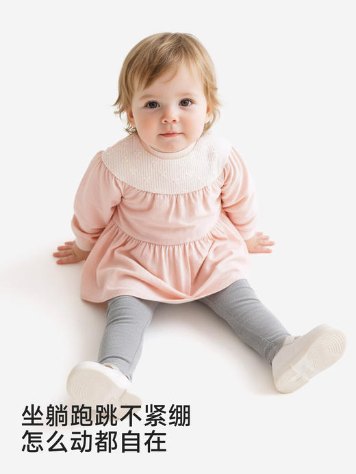 英氏童装儿童长裤女童裤子休闲打底裤花边裤子YRKDJ1S055A 商品图3