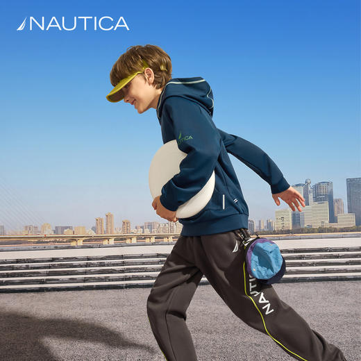 NAUTICA诺帝卡童装 加绒连帽卫衣NK341057 商品图9