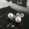 【天然正品】AU750白金镶天然近完美约7.4MM Akoya海水珍珠耳钉17.4*7.4*7.4MM（皆取最大值）311225NJM64特价：880 商品缩略图5