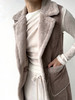 CG｜Selma full length reversible vegan suede VEST [长款 翻领麂皮两面穿马甲 ] 商品缩略图2