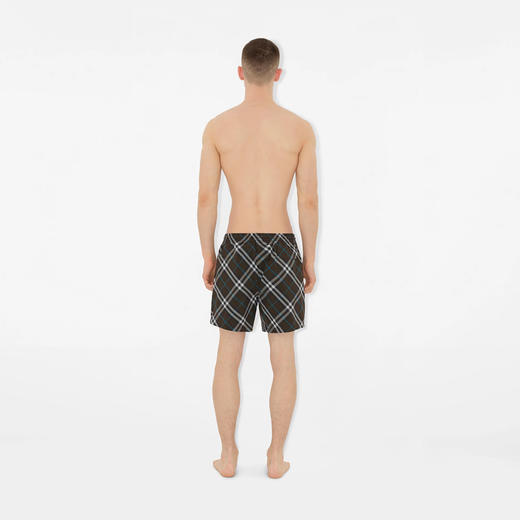 BURBERRY 巴宝莉 男士格纹休闲游泳裤 格子 8093099 C1213 商品图5
