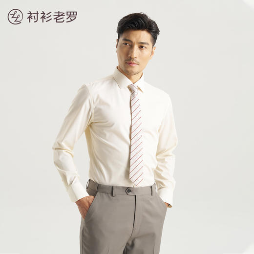 四面弹细条纹衬衫250Y0F645L新疆长绒棉舒适透气[门店专款] 商品图0