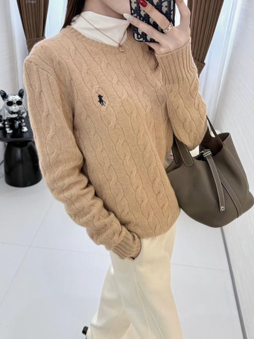 【只可换码 不退货】拉夫劳伦 小马五色圆领羊绒衫 渠道货无领标！！！（EJ） 商品图10